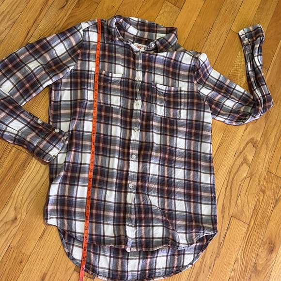 Mossimo Supply Co Boyfriend Fit Flannel small - Picture 6 of 8